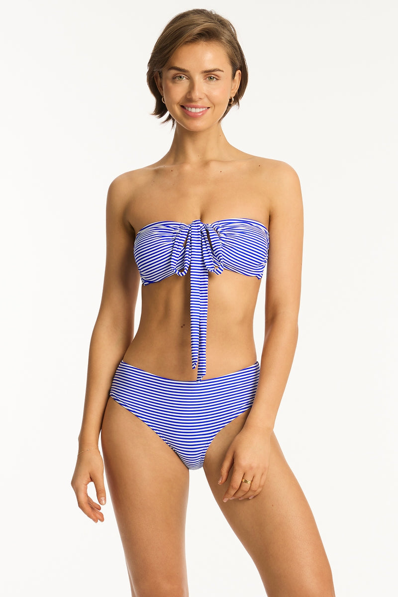Varsity_Halter-Bandeau_Mid-Bikini-Pant_Cobalt-Stripe-Swimwear_Sea-Level-Swim-Australia_09