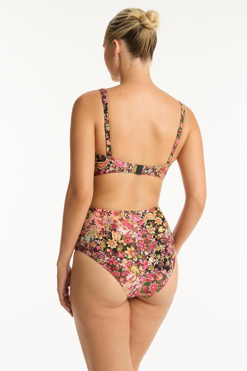 Wildflower-Pink_G-Cup-Cross-Front-Bra_High-Waisted-Gathered-Side-Pant_Bikini-Set_Sea-Level-Swim-Australia_4