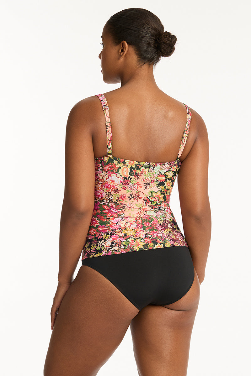 Wildflower-Pink_Twist-Front-Multifit-Bust-Singlet-Swimwear-Top_Sea-Level-Swim-Australia_3